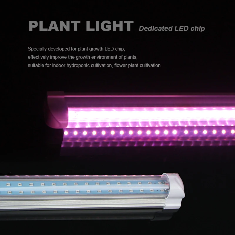 T8 9w/14w/18w/22w/36w/45w Full Spectrum Tube Vertical Farm Hydroponics Clone Plants Led Grow Light