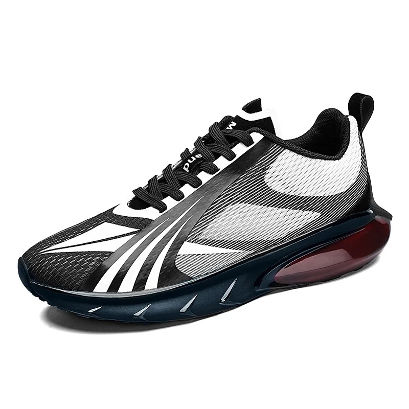 Lightweight casual trainers sneakers high quality athletic fly mesh boy sport jogging men running shoes custom logo