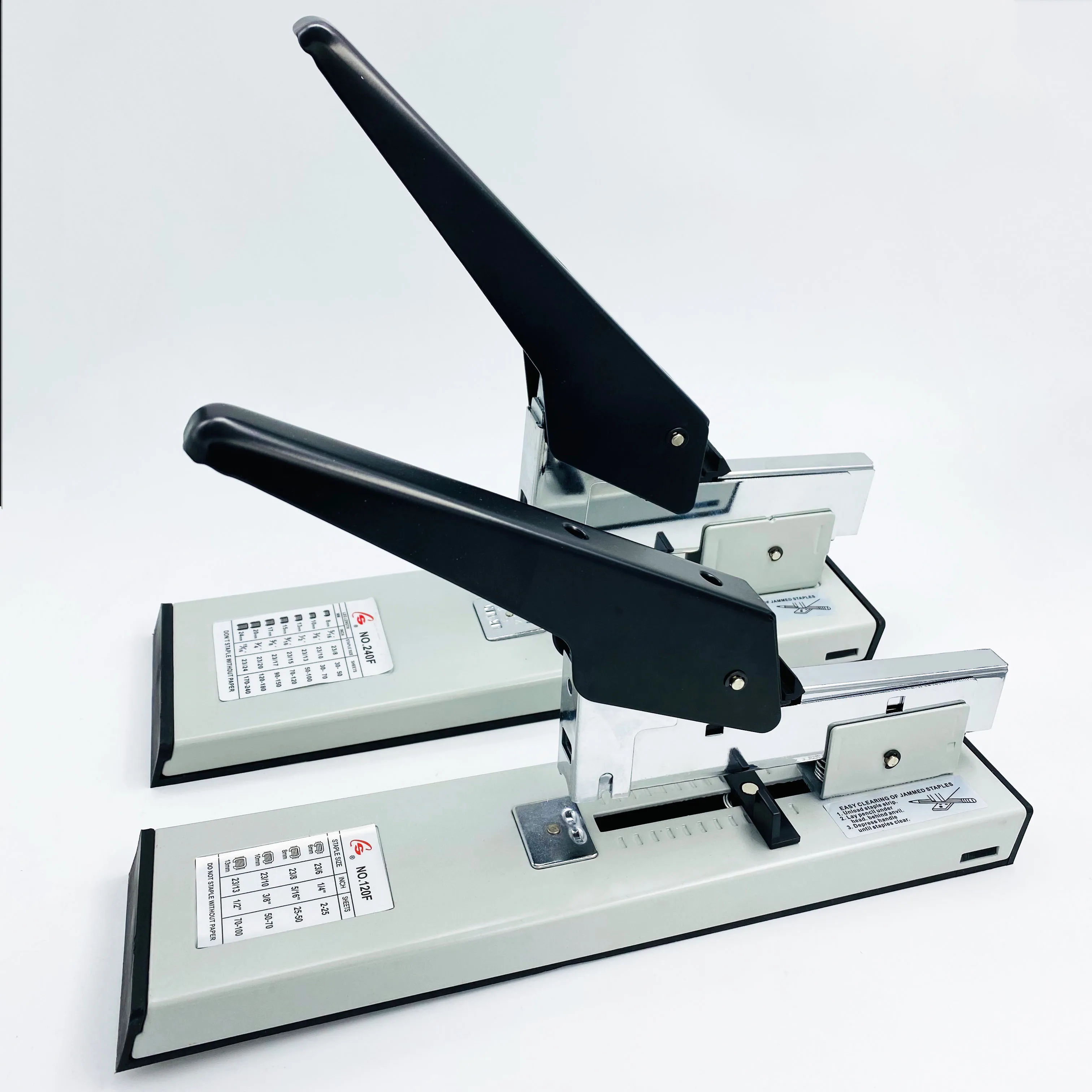 Высокое качество фабричных китайских сделано 100 листов 240 листов Heavy Duty дальней досягаемости большого размера степлер