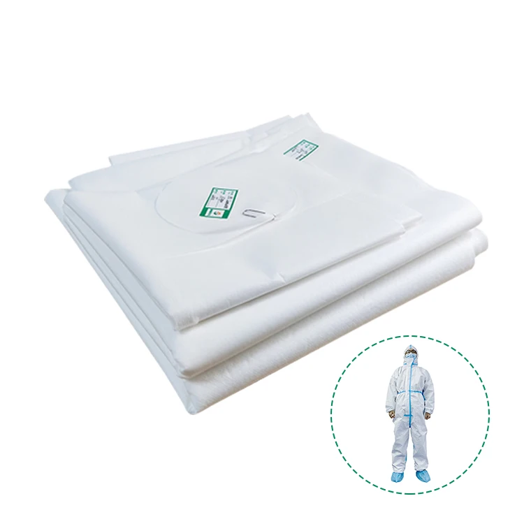 Perfectbio sale two-layer waterproof and breathable non woven laminated pp pe coating film non-woven fabric for medical coverall