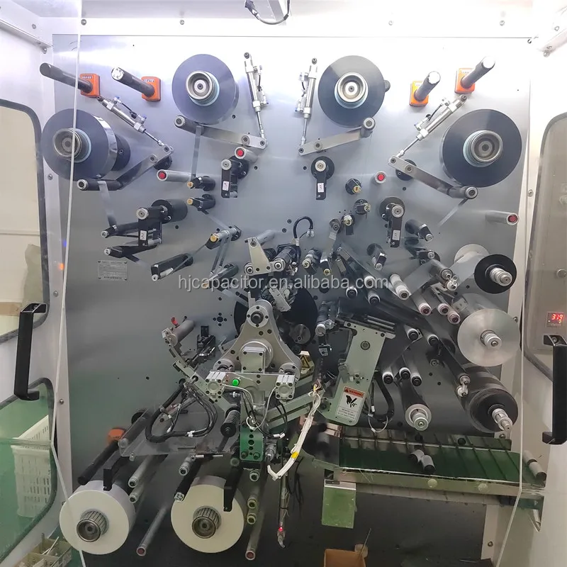 Automatic winding machine for A.C. capacitors-Metal film winding machine