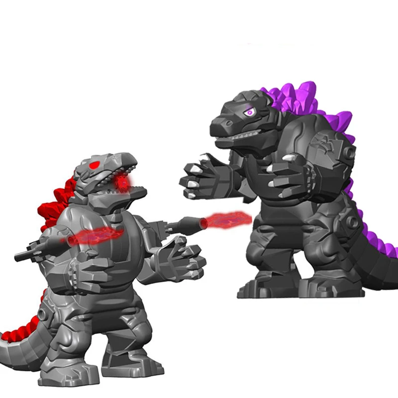 New Film Mechanical GodzillaS Mini Action Figure Warsly Sets Model Building Block Bricks For Children Toys Movie