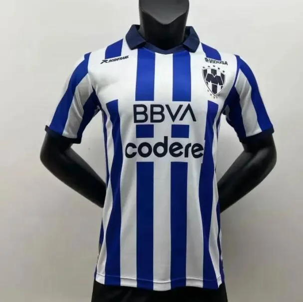 Футбольные майки s-4xl Лиги MX RAYADOS MONTERREY 24 25 home на выезде 3rd. Funes Mori M.MEZA V.2024 2025 для мужчин и женщин Детский комплект