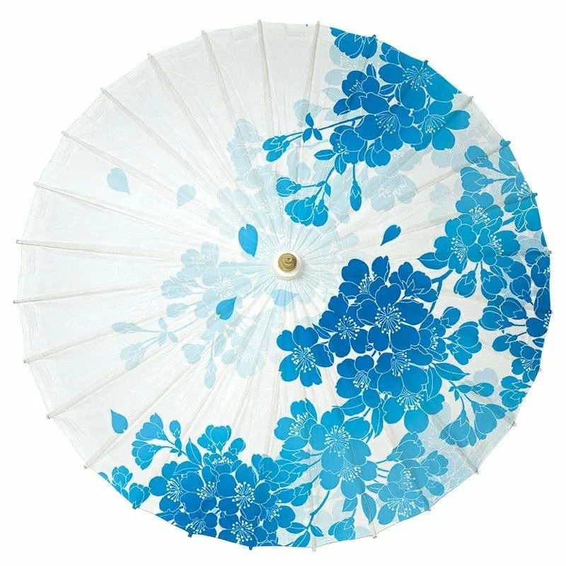 
Plain Bamboo Cloth Parasol Umbrella Great for Wedding Party Favor 