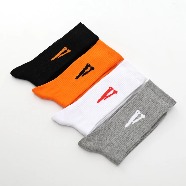 2022 Crazy Socks couple custom logo Fashion Adult Skateboarding cool sports Cotton Socks for Man