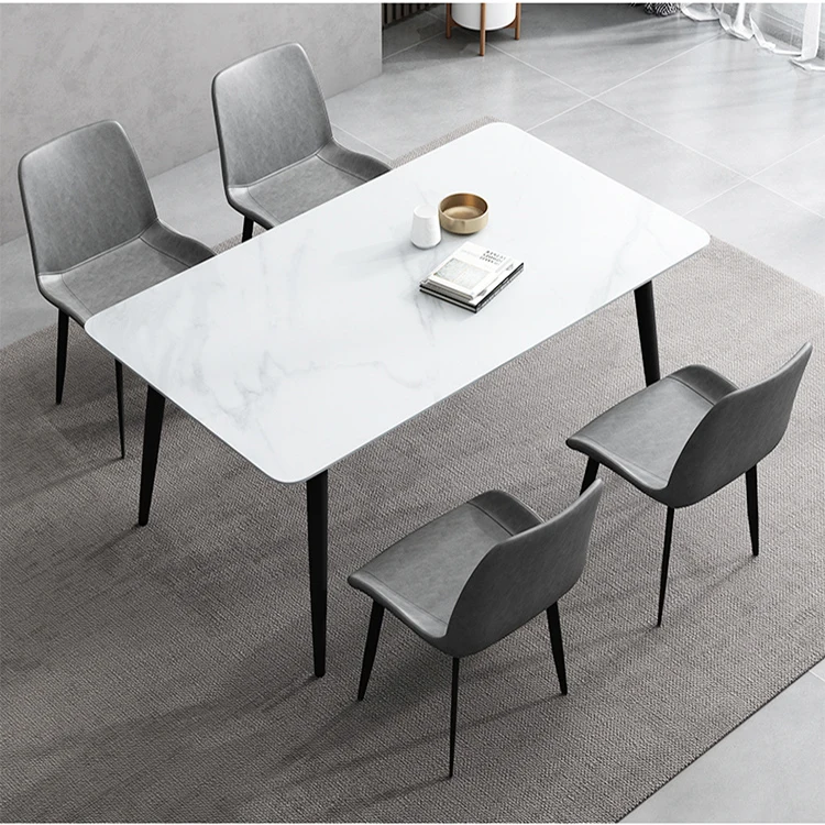 SKY High Quality Wholesale Home Furniture Modern Dining Room Furniture Sintered Stone Ceramic Rectangular Tbale Dining