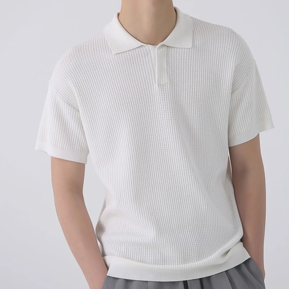 Kingsun OEM ODM Custom LOGO knitwear manufacturers  68% tencel 26%cotton 6%silk summer sweater for men