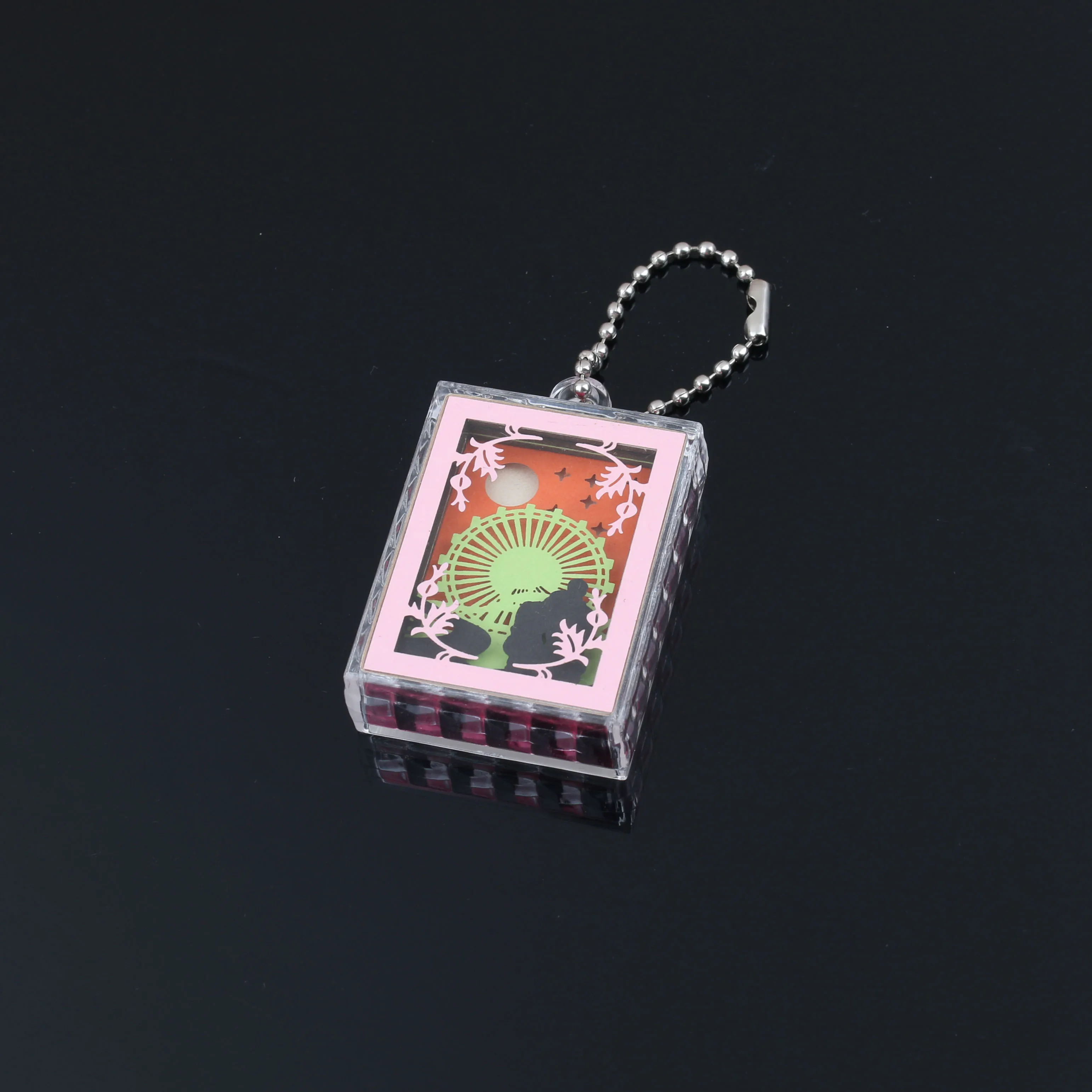 Custom plastic acrylic keychain, plastic key holder, plastic transparent key holder