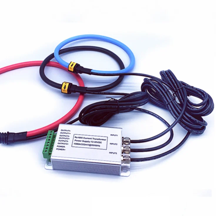 Factory Direct Sale Three Phase RS485 Solar Rogowski Coil Energy Meter flexible current transformer