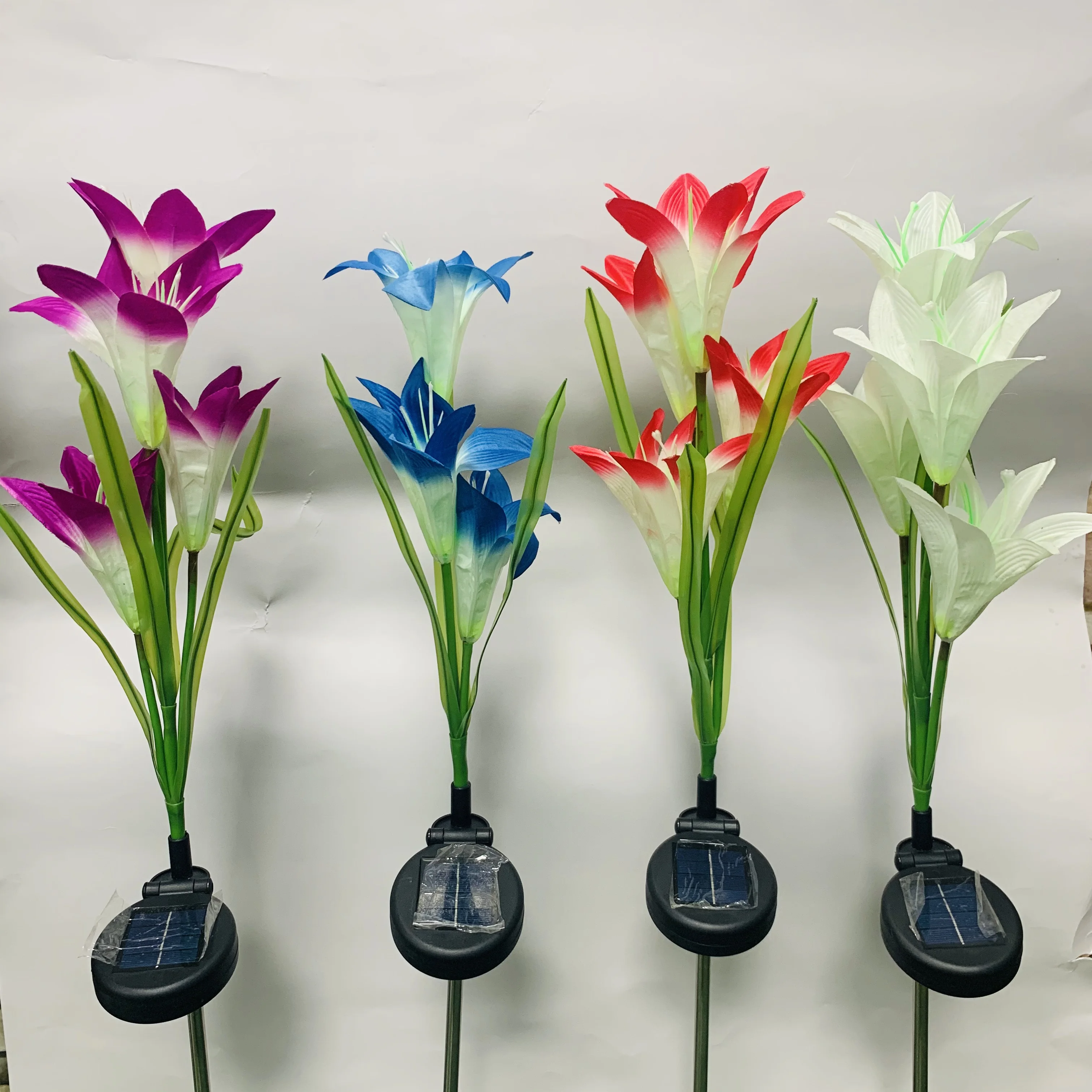 2021 hot sale solar lamp outdoor led light out door light led christmas flower light Solar garden decorative lamp