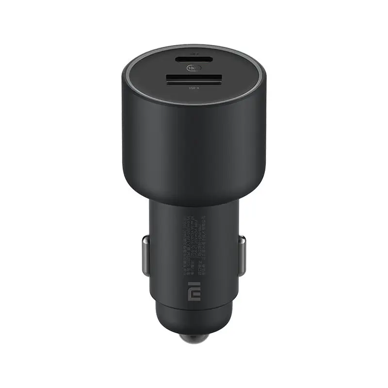 New Original Xiaomi Mi Car Charger 100W 1A1C Fast Charging Dual-port USB-A USB-C Fully Compatible With Smart Device