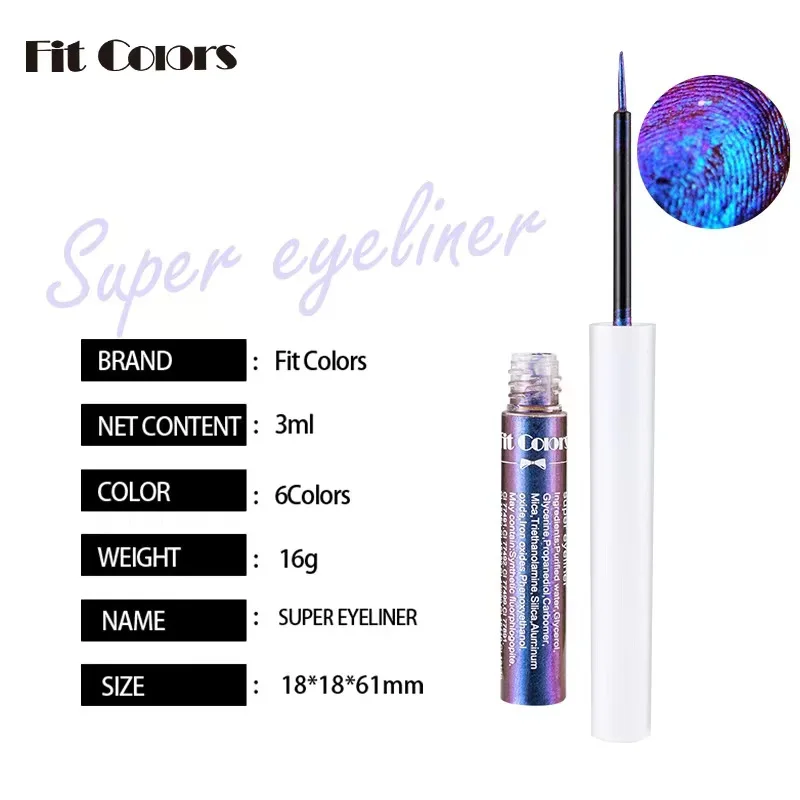 Eye Liner Liquid Waterproof Oil Free Eyeliner Makeup Cosmetics Chameleon Liquid Eyeliner