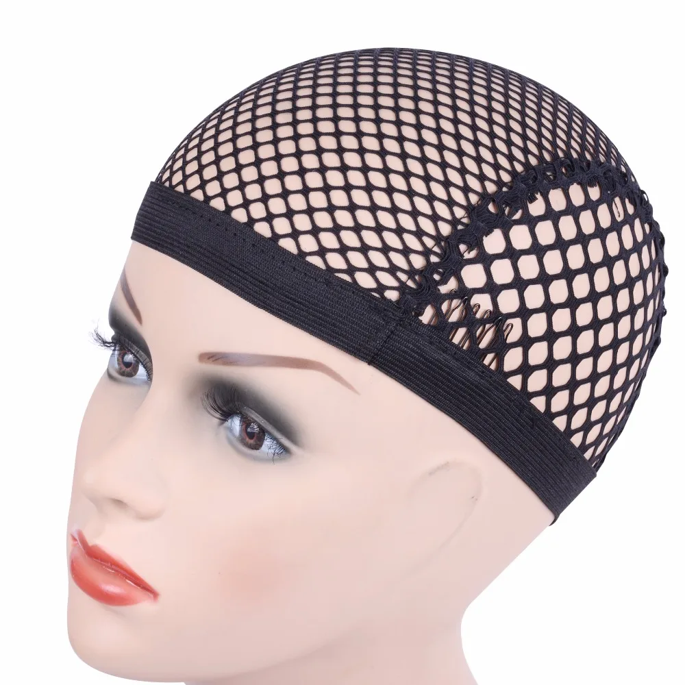 Top Sale Hairnets good Quality Mesh Weaving Black Wig Hair Net Making Caps Weaving Wig Cap