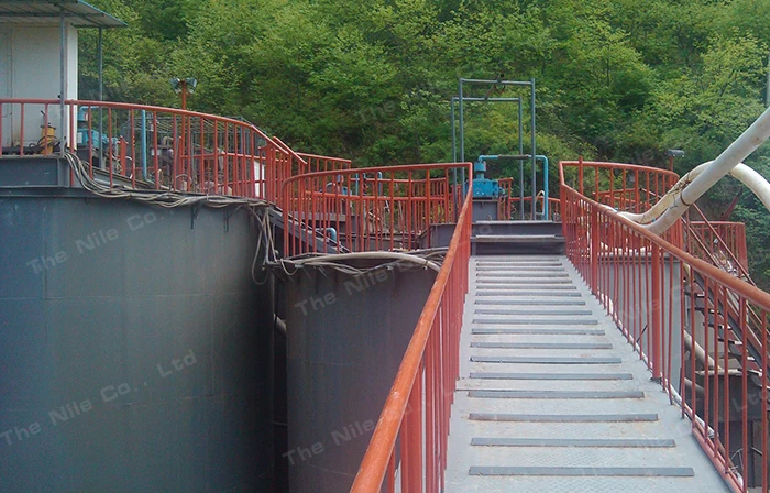 Gold Extraction Double Impeller Cyanide Leaching Agitation Tank