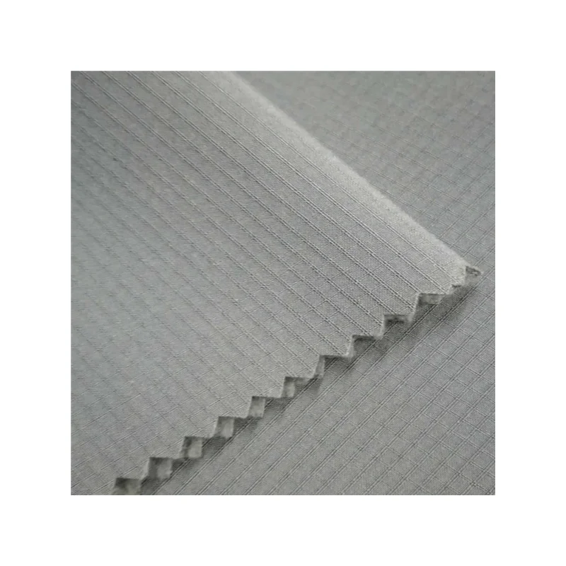 Double   grid 4 Way Stretch Knit Fabrics compound shake pileHot sale products