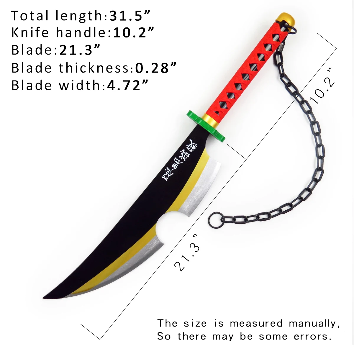 Hot Salling Anime Sword Demon Slayer Uzui Tengen cosplay Toy Sword