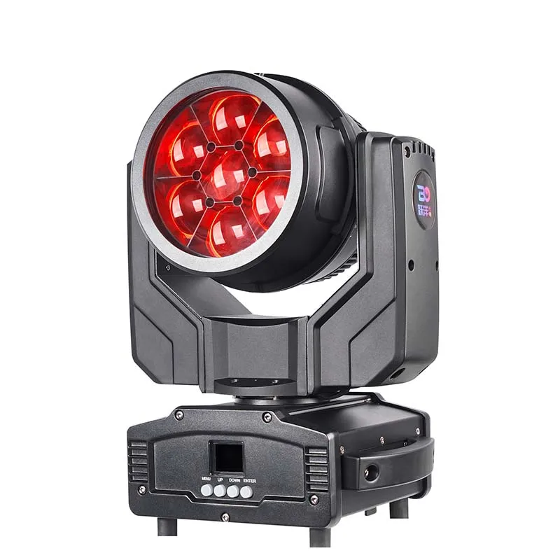 740BW IP65 Waterproof 7x40W RGBW CE Approved DMX Liner Zoom Beam Lyre LED WASH Mini Pixel Control Moving Head Stage Lights