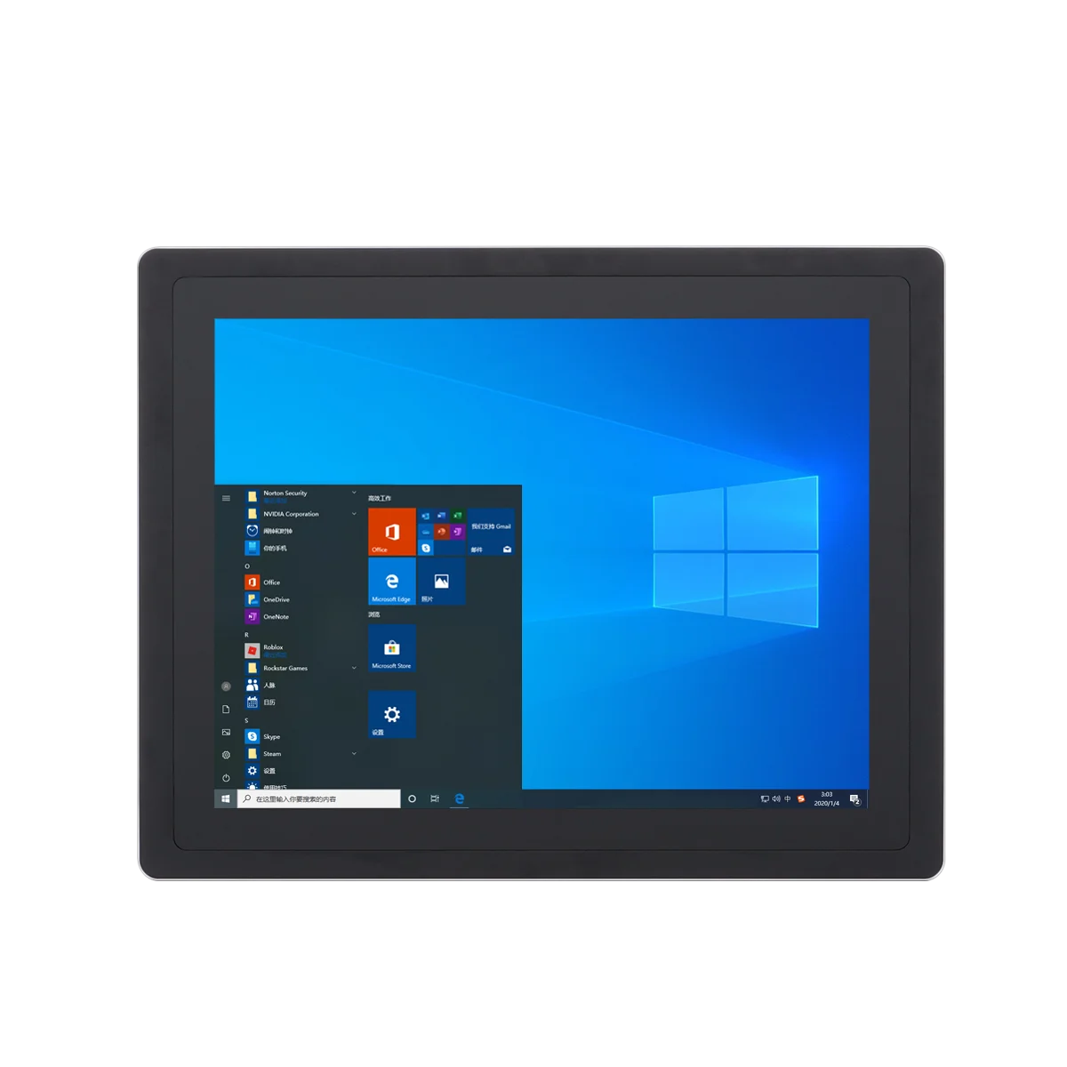 10 1 дюймов емкостный сенсорный экран все в одном ПК OS Win7/Win8/Win10/Linux/XP промышленный
