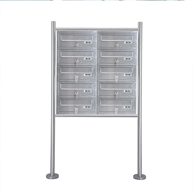 Большой 10 двери античные ванны квартира почтовый ящик из 5 слоев; Металлические почтовые ящики для писем