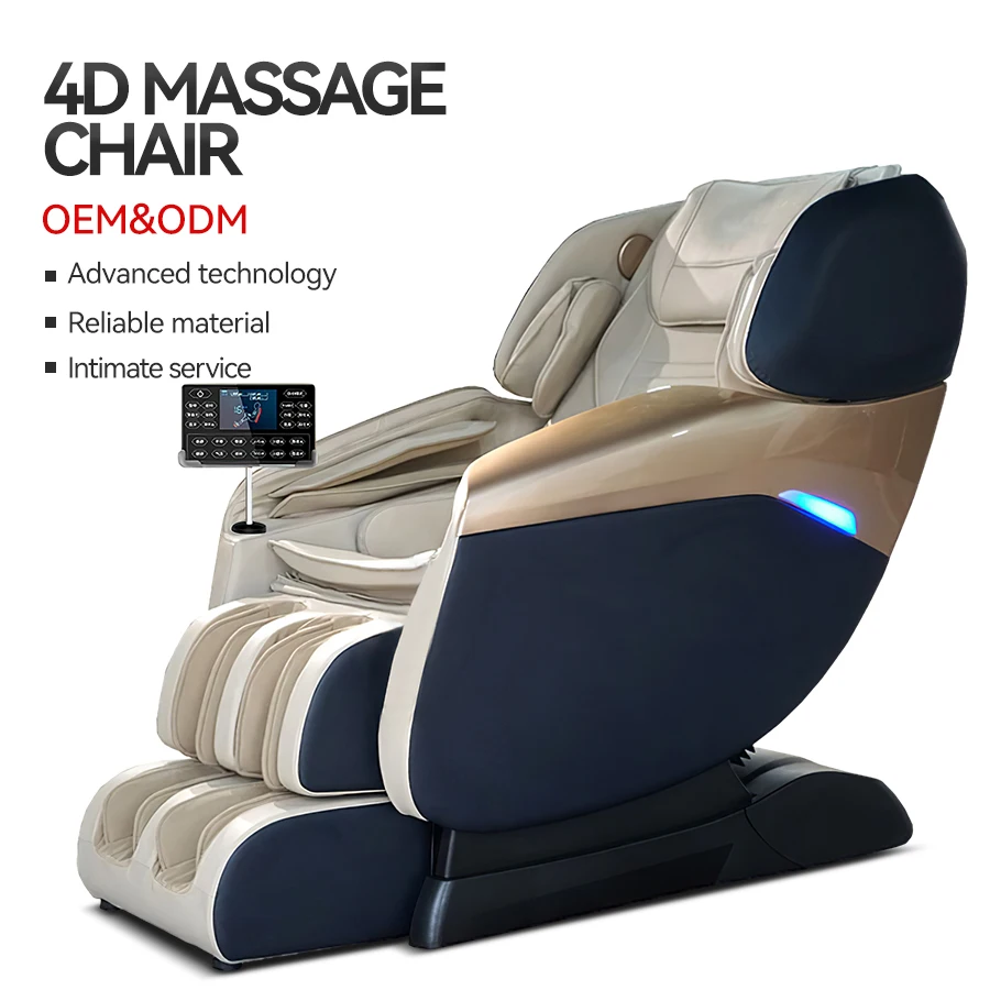 SL Track 4D 3D Full Body Massage Chair Zero Gravity recliner zero gravity chair Massagesessel Shiatsu Sliding Base