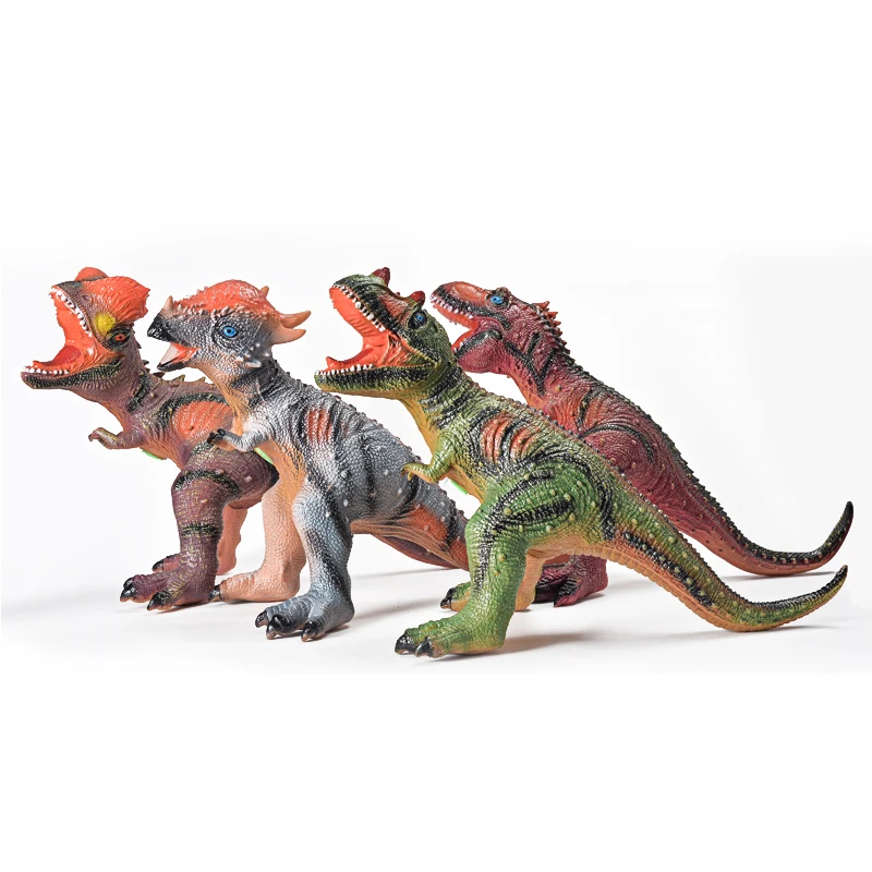 vinyl puzzle animal dinosaur set kids toys with sound for DEYI