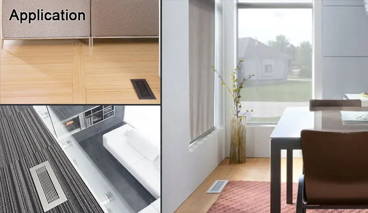 aluminum ventilation grille air return floor grille