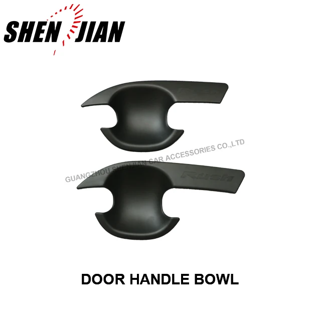 Thailand quality exterior accessories ABS chrome black carbon Body kit for 2018 RUSH accessories