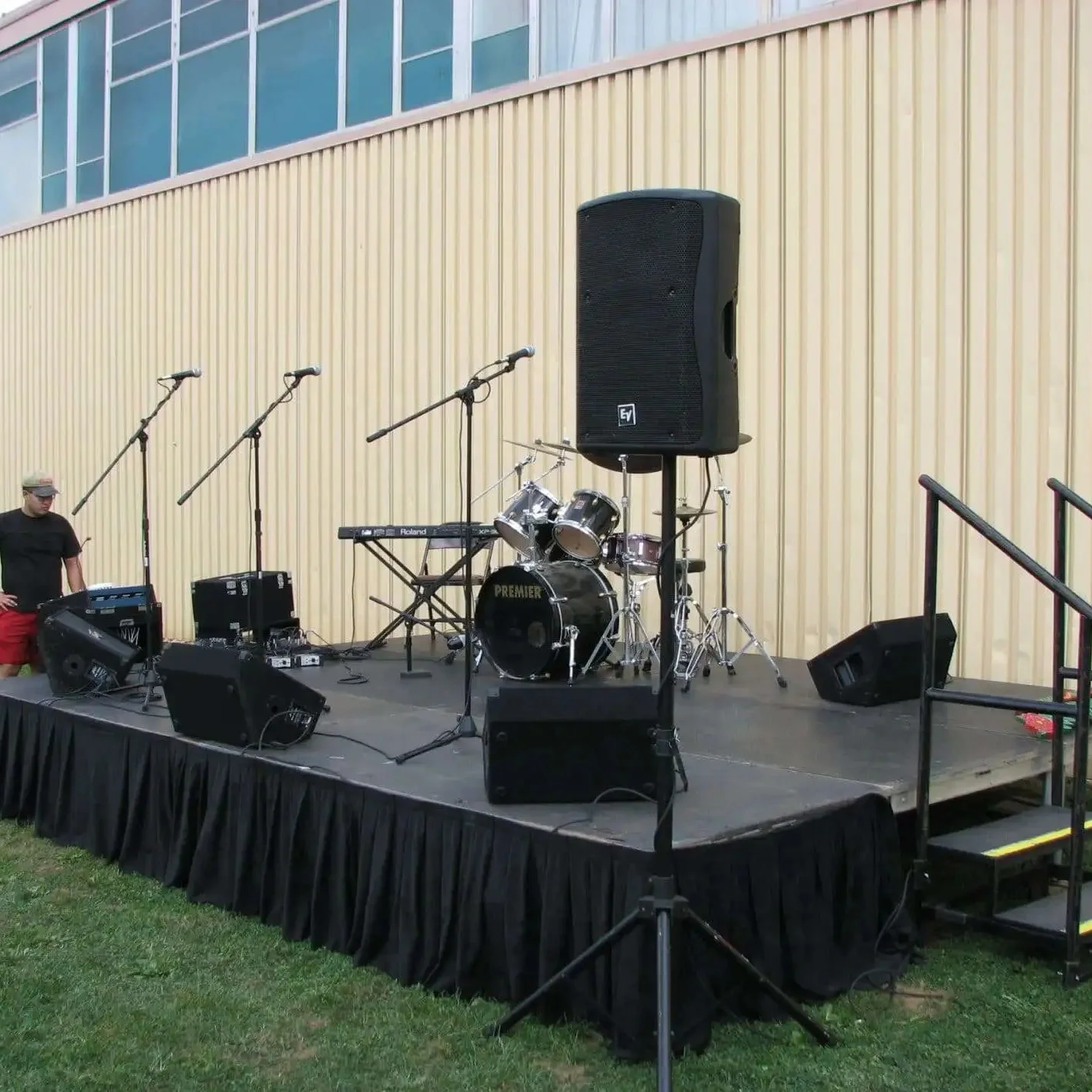 Aluminum structure outdoor indoor movable stage concert stage platform