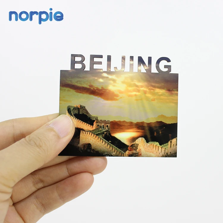 Promotional High Quality Sublimation Wood Blanks Rectangle Fridge Magnets