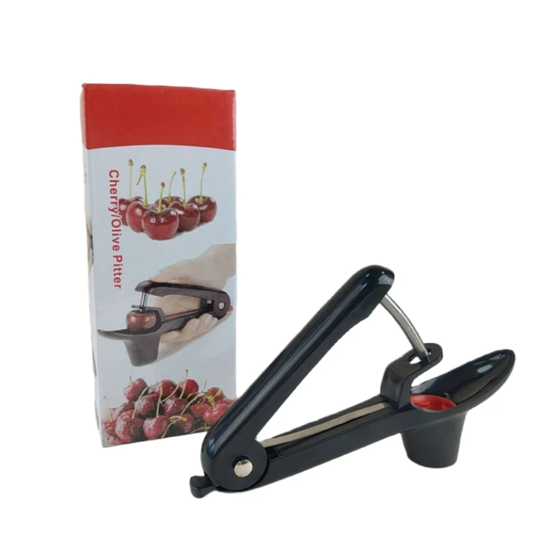 Wholesale Kitchen Gadgets Olive Cherry Pitter Cherries Corer Pitter Tool Stainless Steel Fruit Pit Core Remover for Cherry Jam