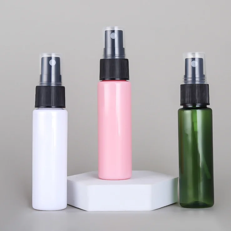 fine sprayer 30ml 50ml 60ml 80ml 100 ml  plastic pet essential tetragonal cosmetic perfume mist spray plastic bottle