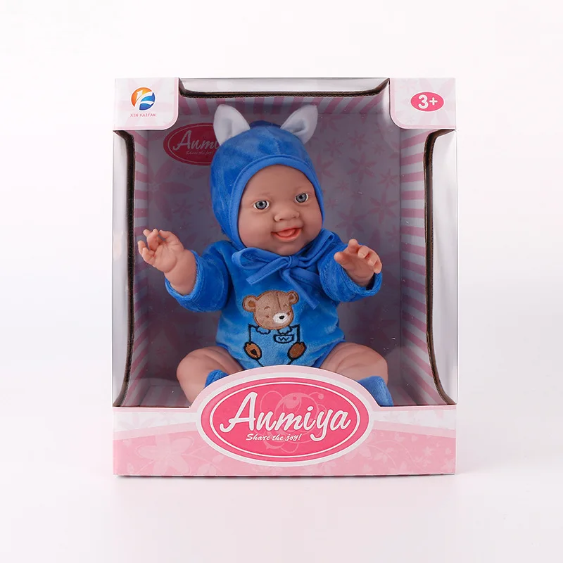 Factory Direct Sale High Quality Simulation Cute Silicone Reborn Toddler Doll Newborn Baby For Children Toy Gift