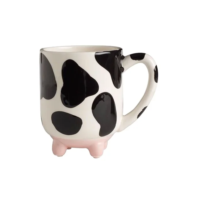 wholesale cute animal cow shape porcelain coffee mug