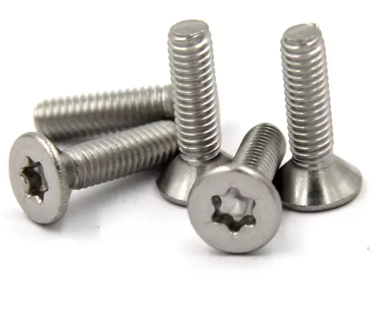 ISO 14581 all size stainless steel  with plum groove Countersunk head screw