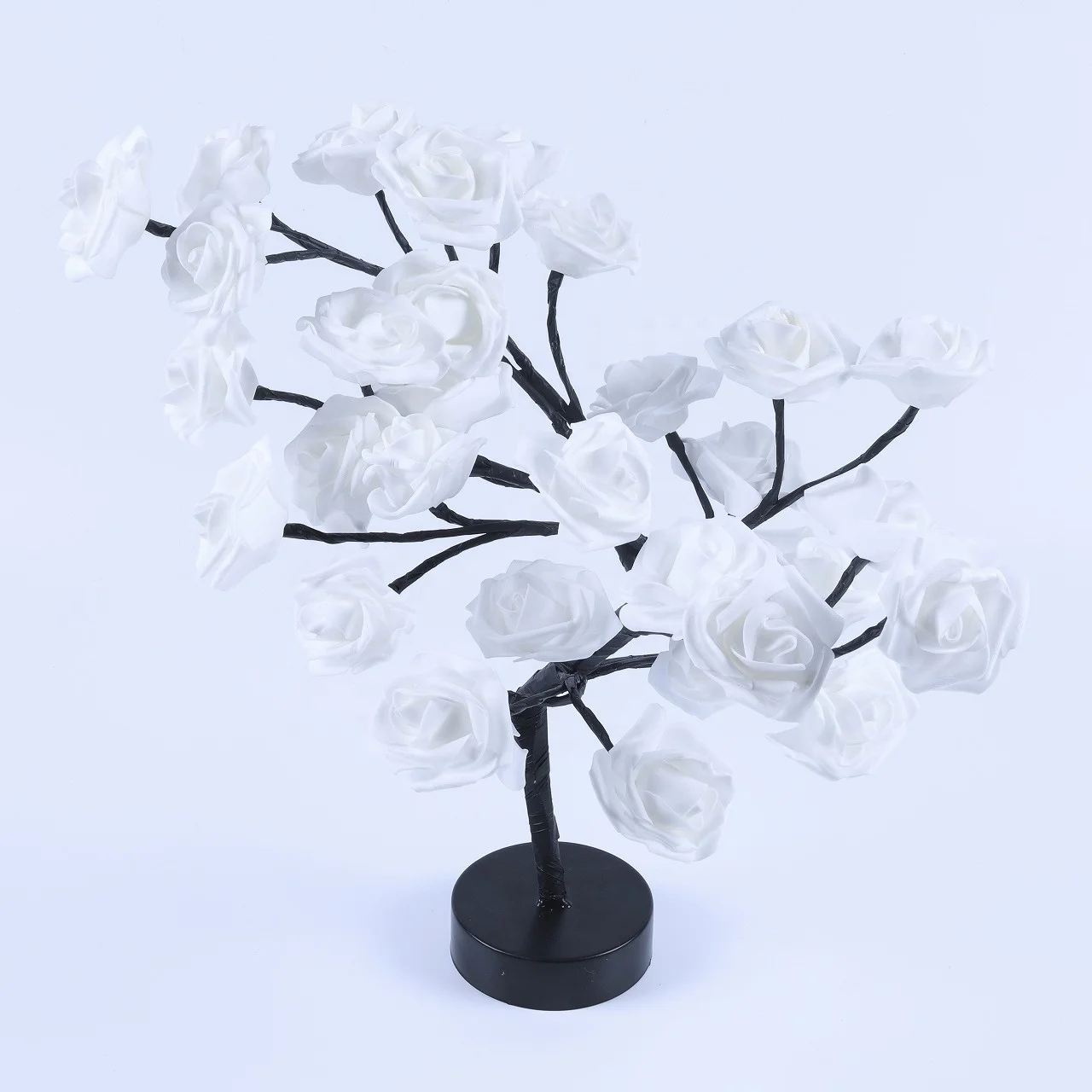 
2021Manual Control 45Cm High Roses Tree Shape Cafe String Lights 