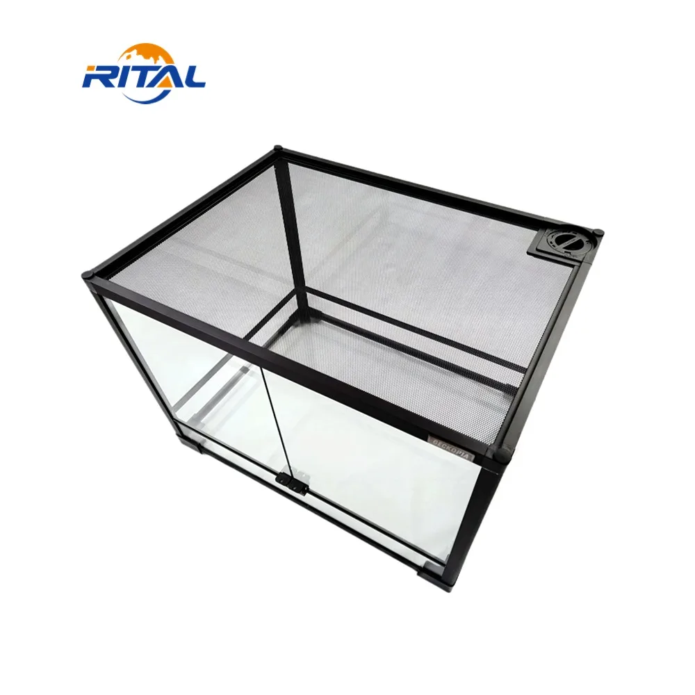Reptile glass tank breeding box cage terrarium pet snake glass display enclosure for lizard Horned frog spider gecko