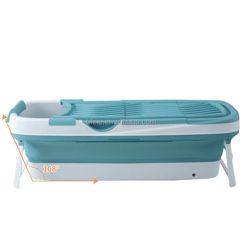 2022 Hot Sale 158CM Foldable Freestanding Plastic For Adult Portable Bathtub Soaking Tub Portable Bucket