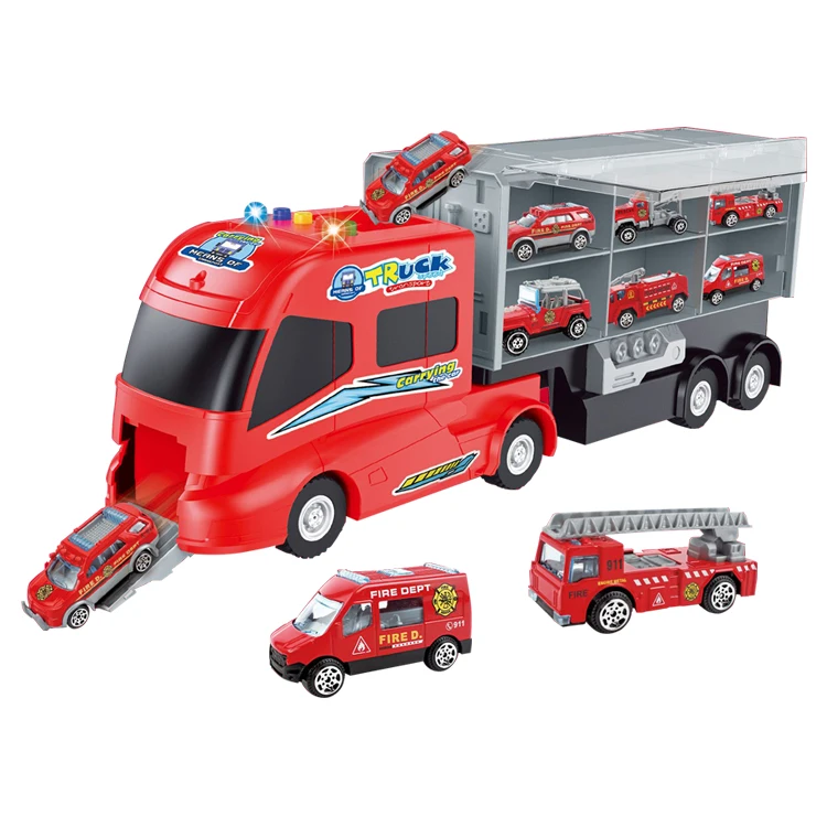 custom kid diecast toy model vehicles multifunction truck metal car toy for boy