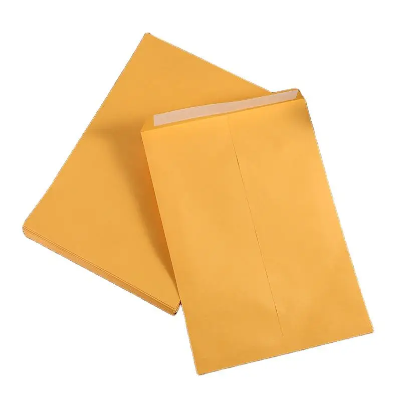 Wholesale 6*9 Custom Printing Packaging Envelope Gold Kraft Envelope With Self Adhesive Peel And Seal Envelopes