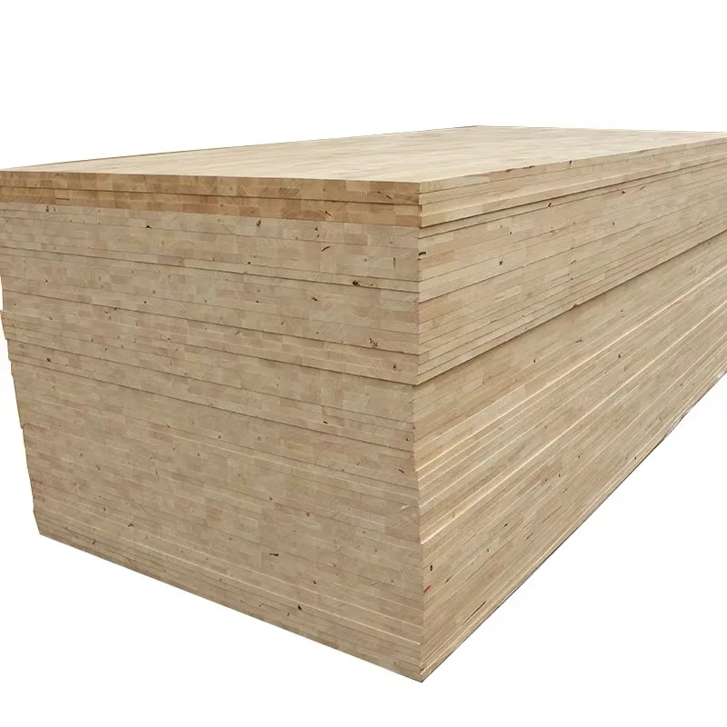 High Quality Raw Materials Durable Rubber Board Solid Wood Planks Raw Wood Materials