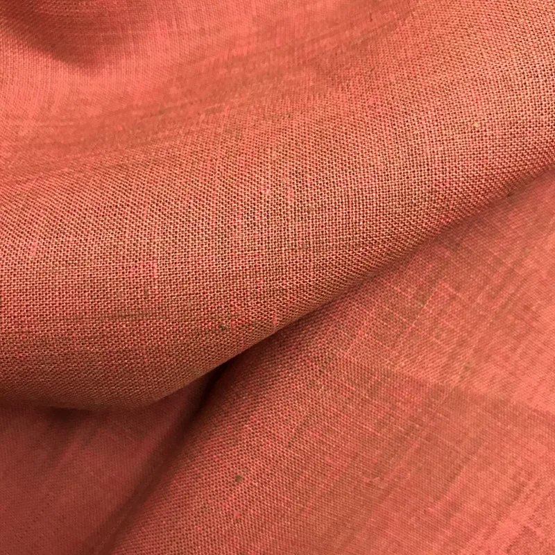 woven technics and 100% linen material high quality japanese yarn dyed linen fabric