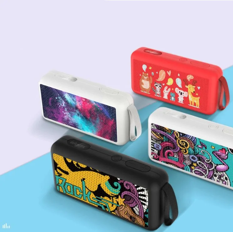 
Print On Demand Promotion Gift Portable Mini Wireless BT Speaker OEM Custom 