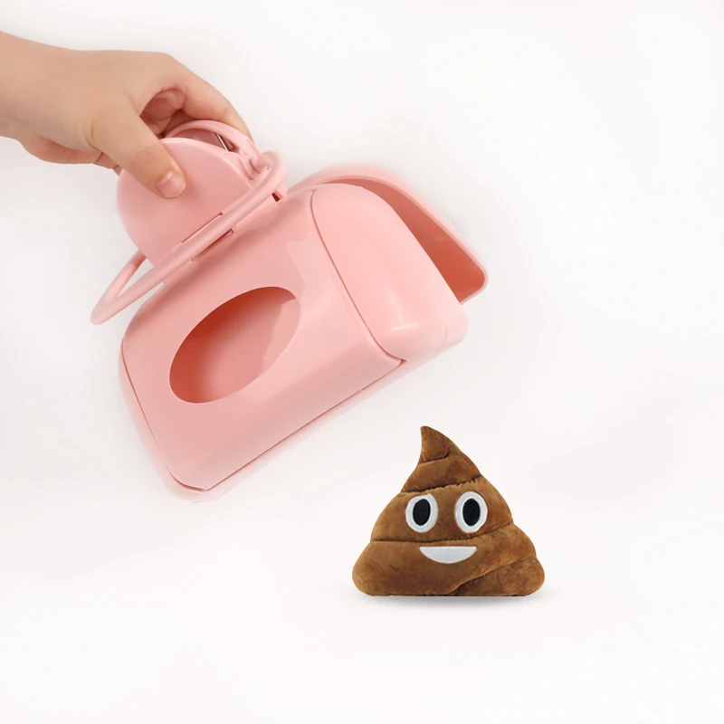 2023 Pet Outdoor Cleaning Tool Pet Poop Picker Plastic Folding Dog Pooper Scooper With Bags