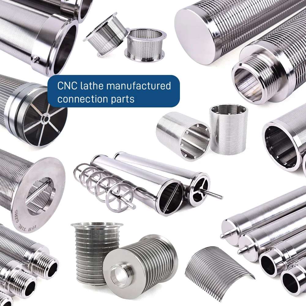 100 micron stainless steel 304 316 316l johnson filter tube wedge wire water treatment filter nozzle