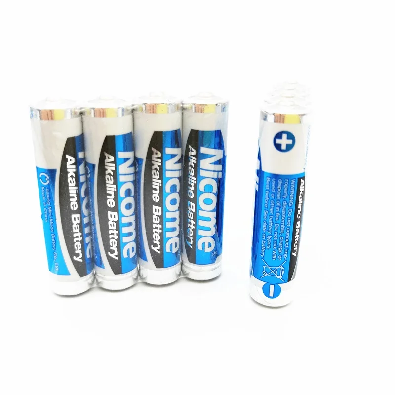 China primary battery AAA Batteries (4 Count), Triple A LR03 Alkaline Battery