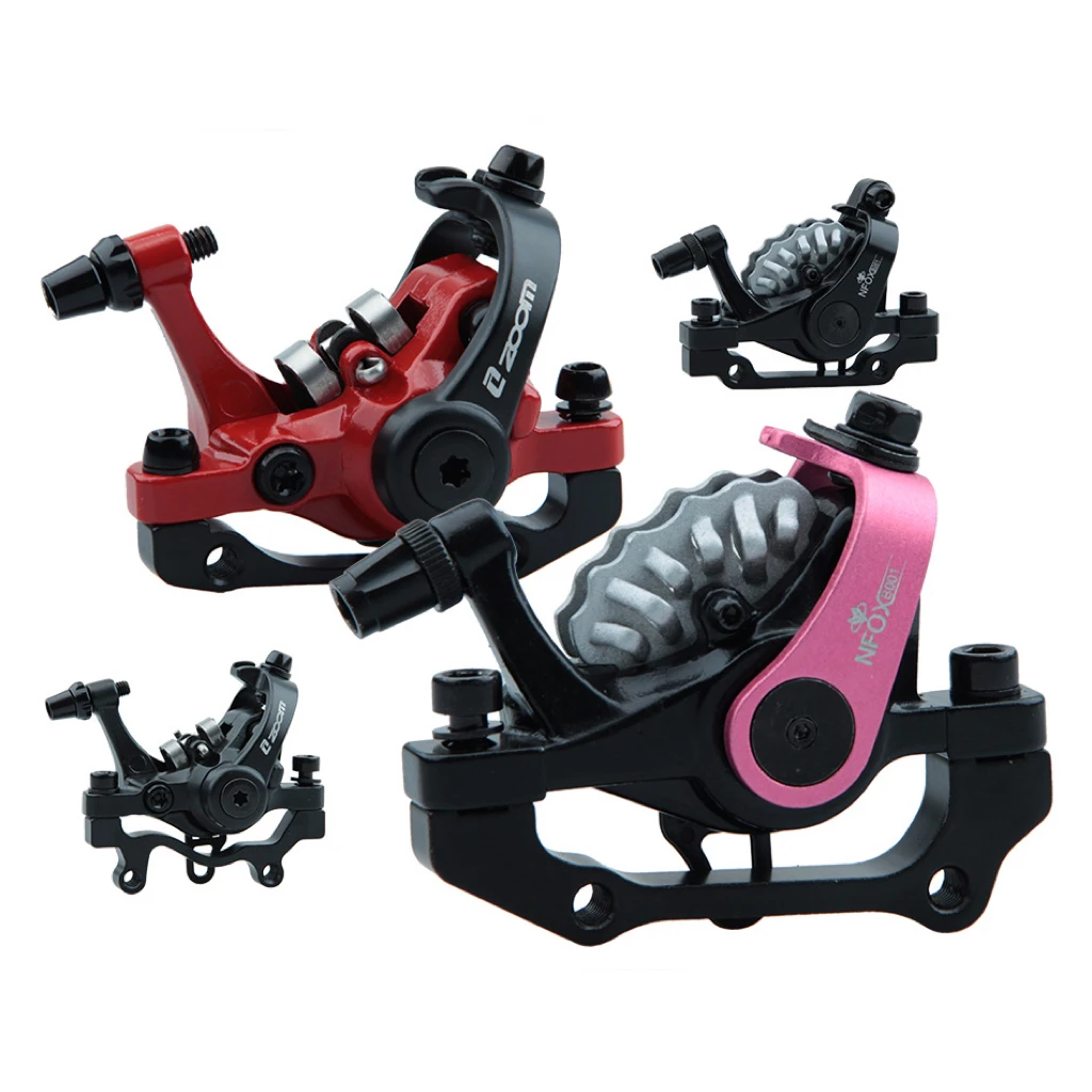 ZOOM DB680 NFOX B001 Heat Sink 160 Mountain Bike Mechanical Caliper Double Piston Electric Bilateral Drive Bicycle Disc Brake