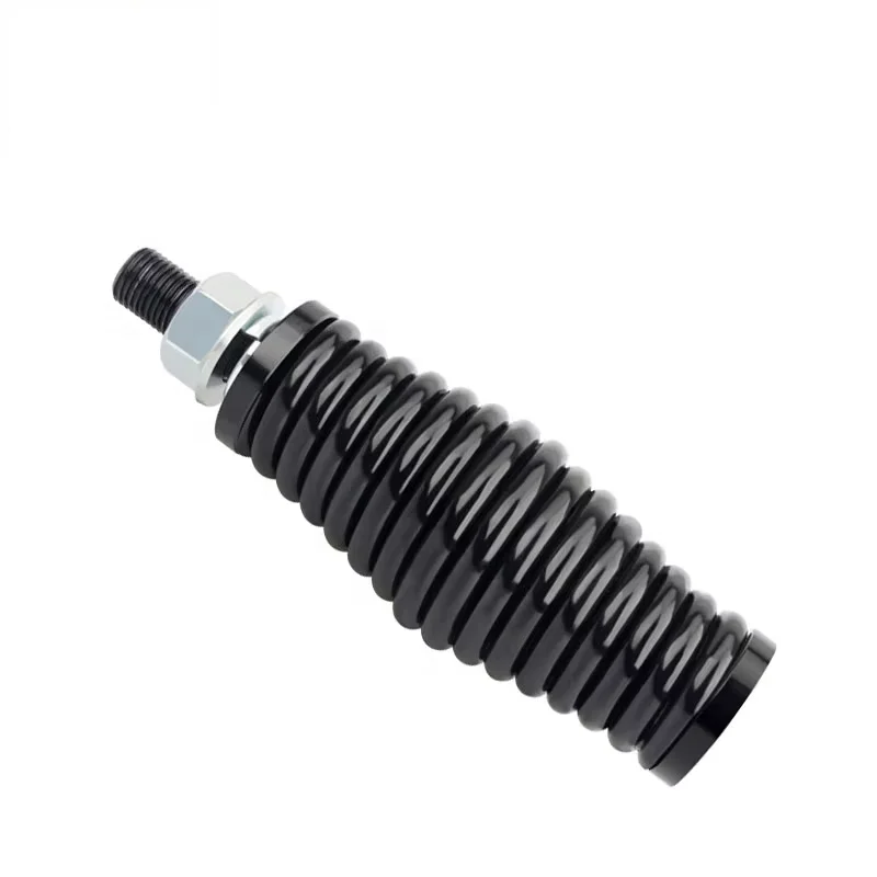 Black barrel spring base antenna spring flagpole lamp universal spring wire forming