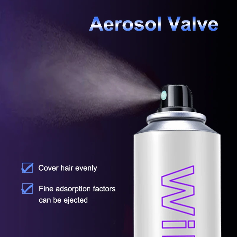 Aerosol cosmetics  Logo Custom Hair Glue Spray Lace Glue Remover hair fixing Spray Edge Hair Styling Spray Customized