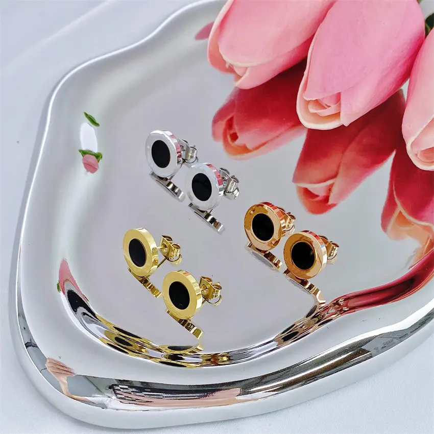 High Quality Cheap Brand Dubai Gold Plated Stainless Steel Pendant Necklace Earrings Jewelry Set For Women