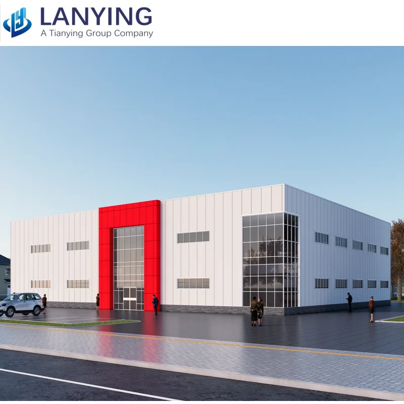 Industrial Warehouse Building Design Prefabricated Steel Structure for Workshops